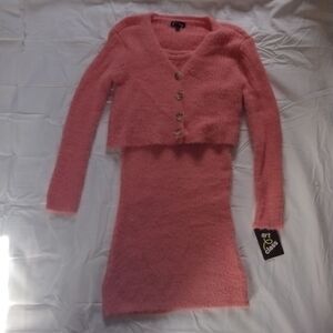 NWT ArtClass Fuzzy Dress Set sz7/8
